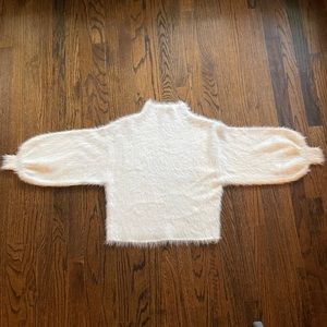 Fluffy Mock Neck Sweater